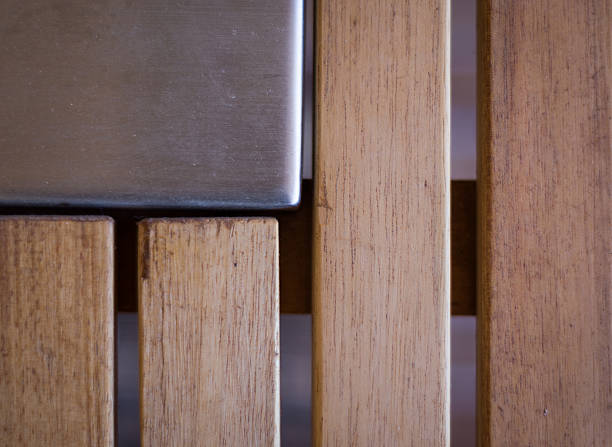 istock Steel and wood abstract background 178454659