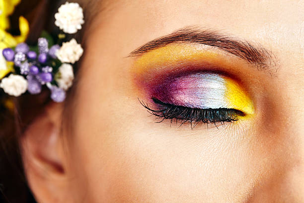 istock Face of woman with flower. 178454702