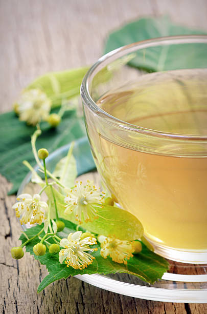 istock linden tea and flowers 178454742