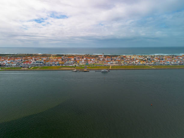 istock Aerial view of Costa Nova beach in Aveiro 1784556449