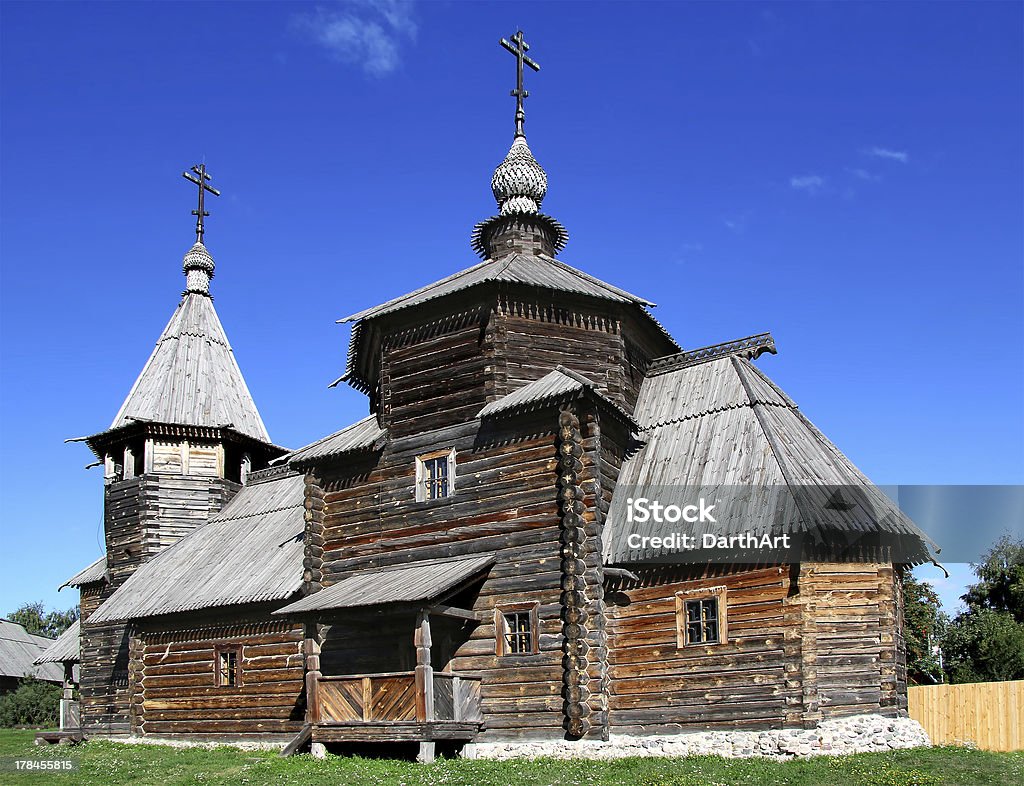 Igreja ortodoxa de Madeira - Royalty-free Anel de Ouro da Rússia Foto de stock