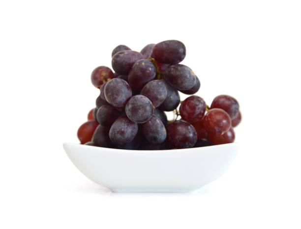 istock Bunch of red grapes Isolated on white background. 1784562841