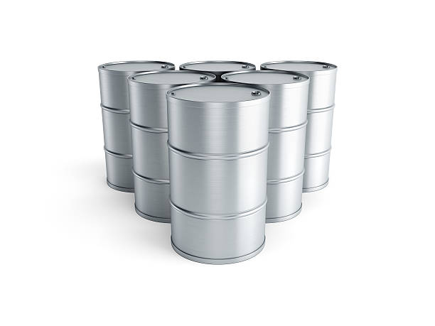 istock set of oil barrels 178456783