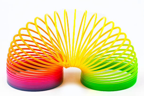 Slinky Toy stock photo