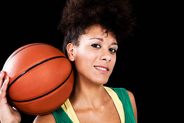 istock Woman with basketball 178457101