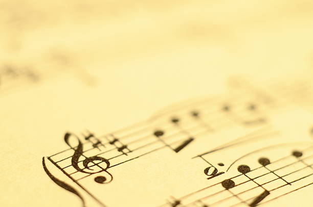istock Close up of music score 178457364