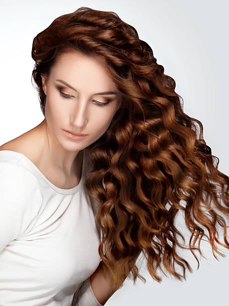 istock Woman with Beautiful Curly Hair 178457367