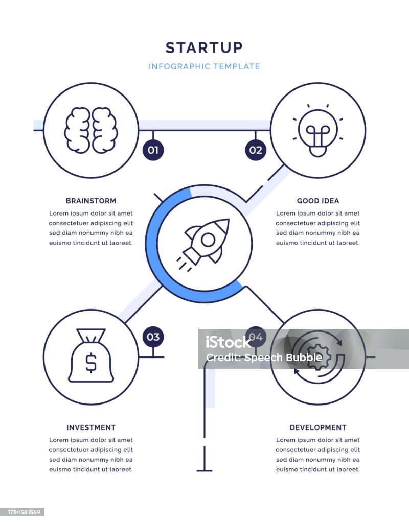 Startup Graphics Startup Infographic Design Stock Illustration - Download Image Now ...