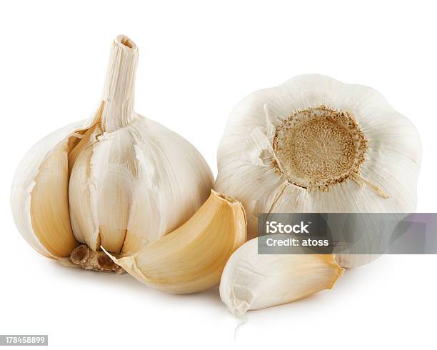 Garlic Stock Photo - Download Image Now - Cut Out, Food, Freshness