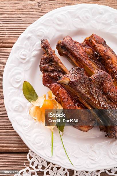 Pork Ribs Stock Photo - Download Image Now - Barbecue - Meal, Barbecue Grill, Barbeque Sauce