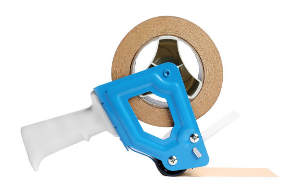 Adhesive tape isolated on white background