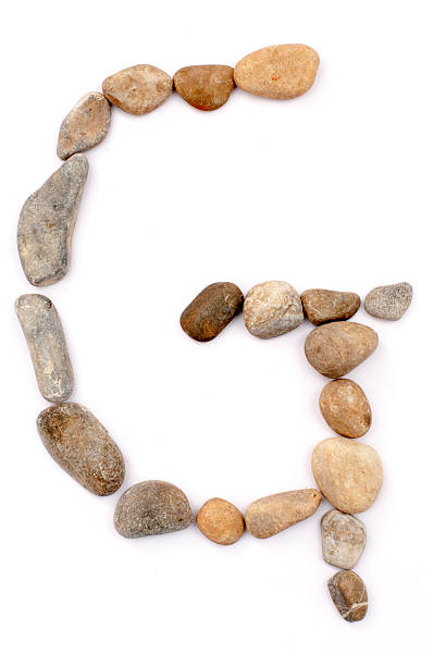 istock The composition of stone letter g 178459736
