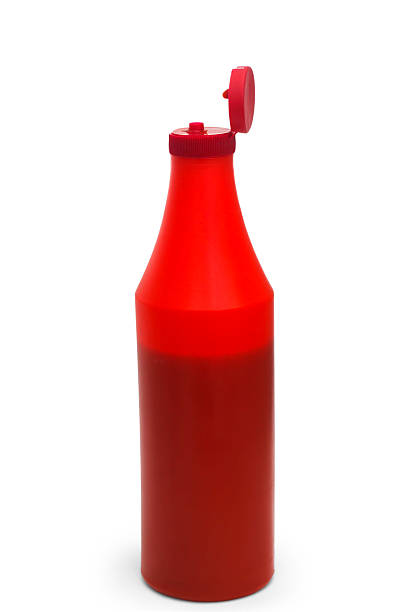 istock red ketchup plastic bottle isolated on white background 178460022