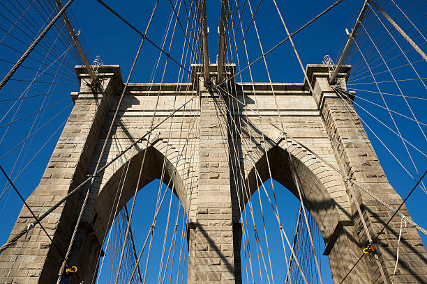 istock Brooklyn Bridge on a clear day in New York City 178460395