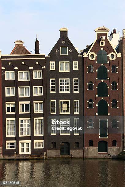 Amsterdam Canal Houses Stock Photo - Download Image Now - Amsterdam, Architecture, Benelux