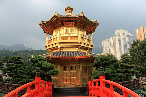 istock Golden Pavilion in Hong Kong 178461307