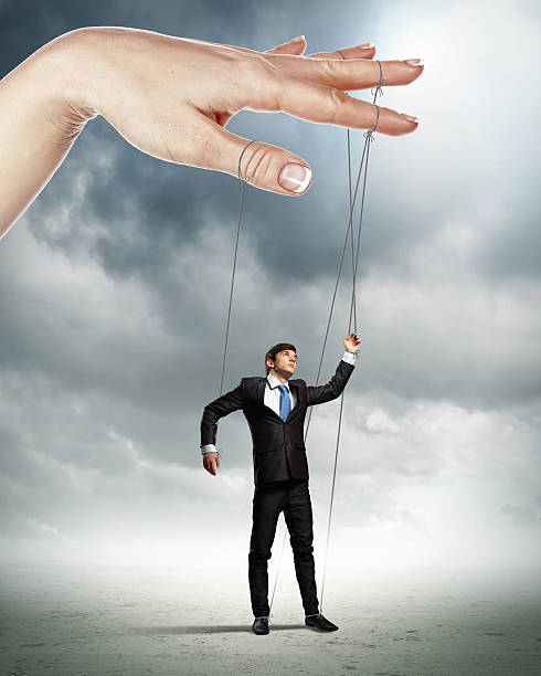 istock Business man marionette 178461595
