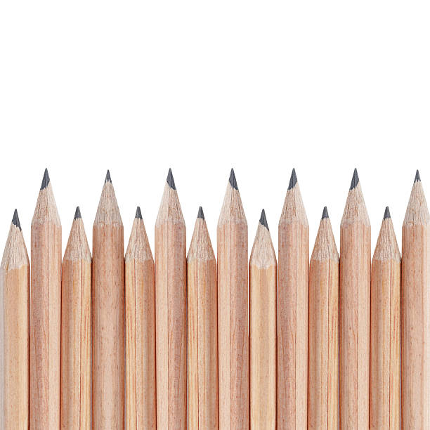 istock border composition from natural wooden pencils 178461787