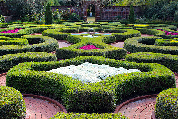 istock Geometrically Shaped Gardens in New Bern North Carolina 178462316