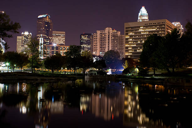 istock Charlotte, North Carolina at night 178463045