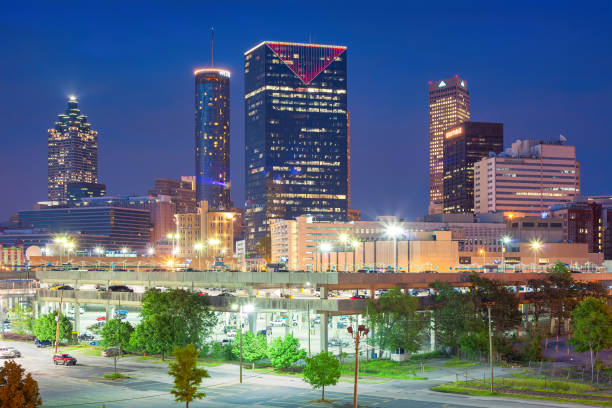 istock Skyline Downtown Atlanta Georgia USA Night 1784646561