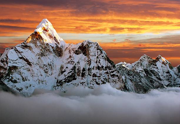 istock Evening view of Ama Dablam 178465212