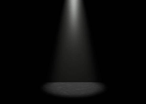 istock Bright spotlight in dark room. Performance equipment 1784652967