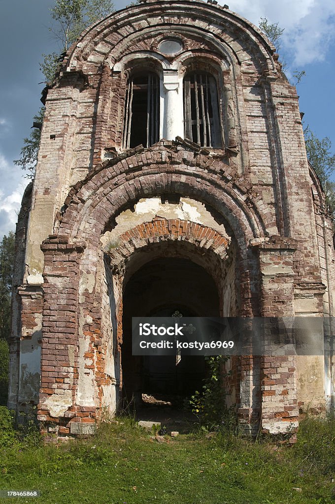 Arruinado old templo - Foto de stock de 1878 libre de derechos