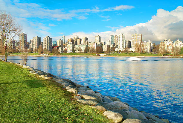 istock Green park near sea front 178466306