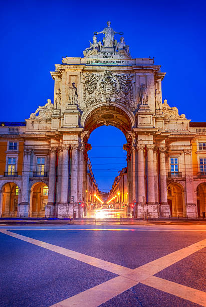 istock Arch of augusta in lisbon 178466689