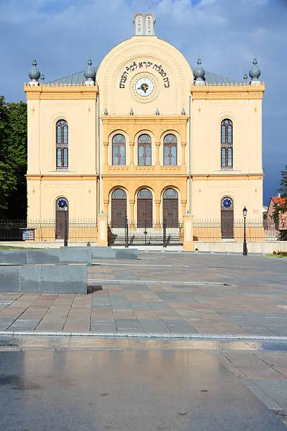 Pecs, Hungary. City in Baranya county. Famous sinagogue.