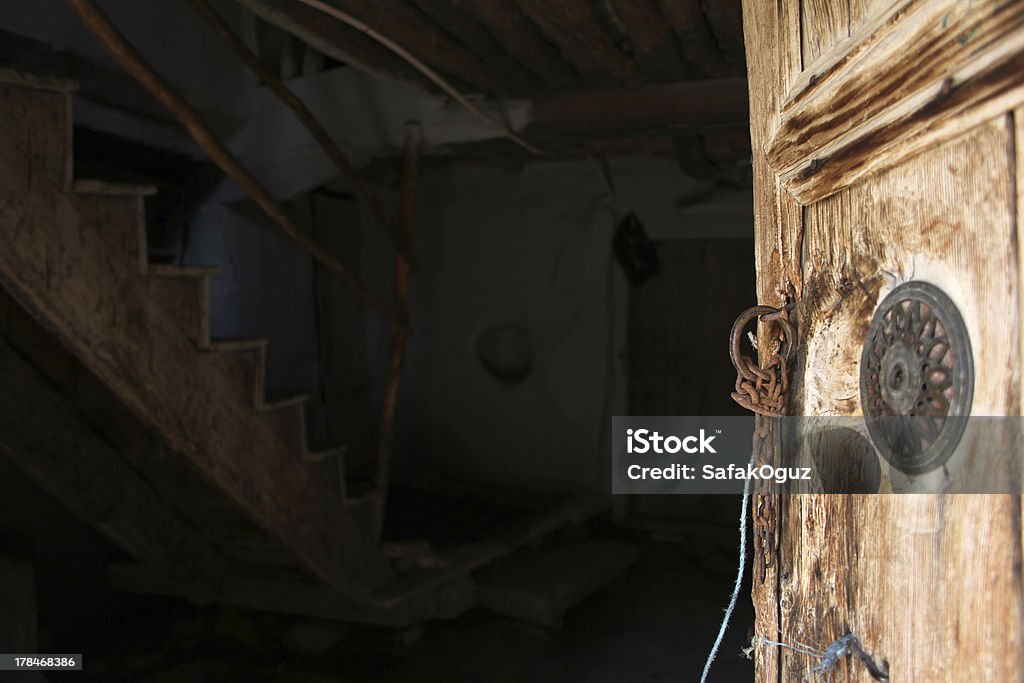 Porta de madeira - Foto de stock de Antigo royalty-free