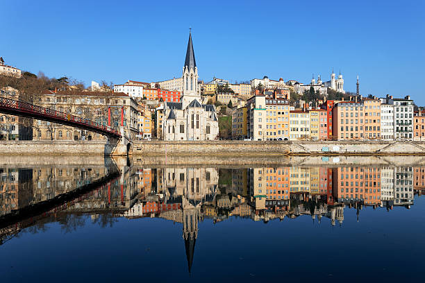istock horizontal view of Lyon and Saone River 178468709