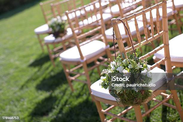 Wedding Aisle Decor Stock Photo - Download Image Now - Aisle, Arrangement, Beauty