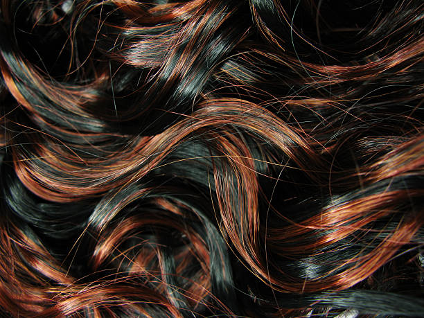 istock curly dark highlight hair texture background 178469226