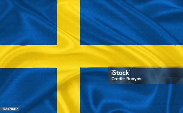 Foto de Bandeira Da Suécia e mais fotos de stock de Bandeira da Suécia - Bandeira da Suécia, Bandeira, Suécia