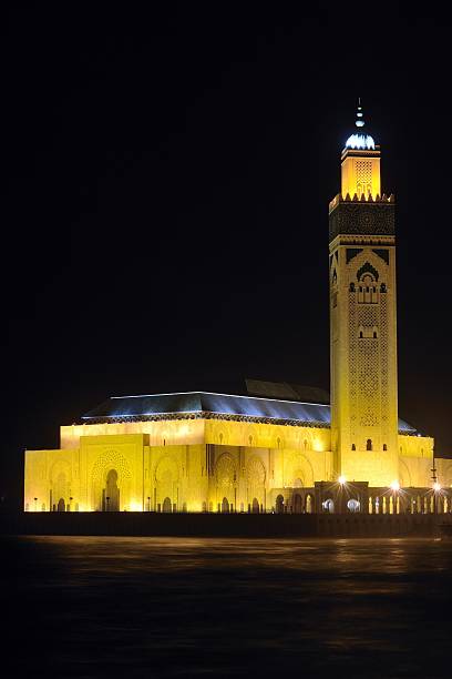 istock Hassan II mosque Casablanca Morocco at night 178470567
