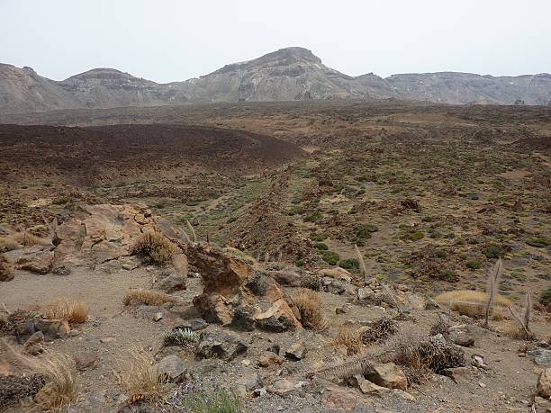istock An ancient caldera volcanic landscape in horizontal view 178470736