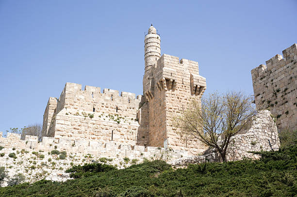 Old city jerusalem capital of Israel, walls