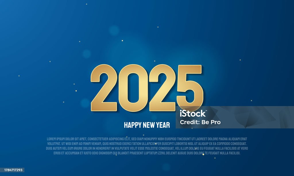 Desain Latar Belakang Selamat Tahun Baru 2025 Kartu Ucapan Spanduk