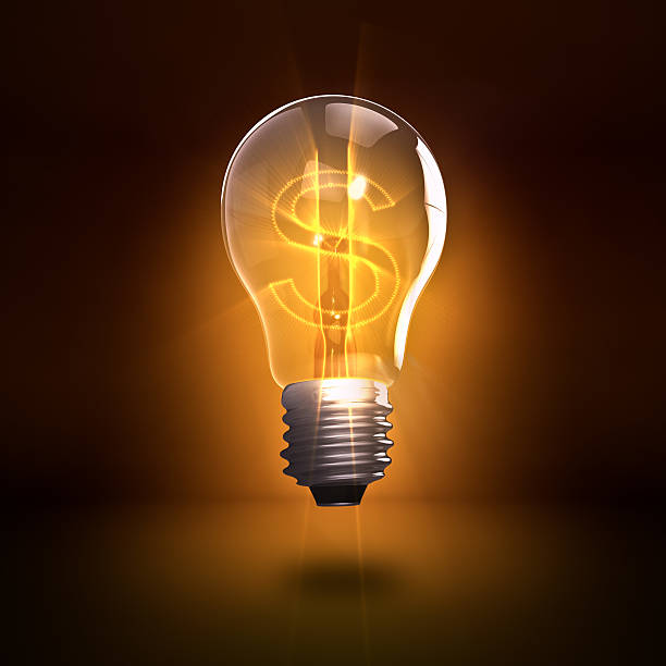 istock Rendering of  a lightbulb with u.s. currency symbol 178471775