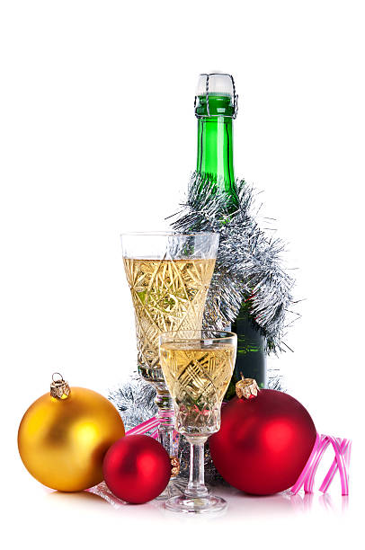 istock champagne bottles and christmas balls 178471999