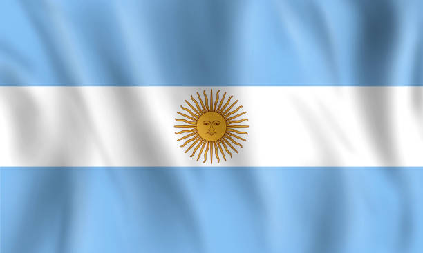 istock Illustration 3d style of Argentina flag. Economy concept. 1784725089