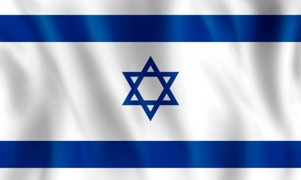 Flag of Israel Flag of Israel. Independence Day of Israel hondurian flag stock illustrations