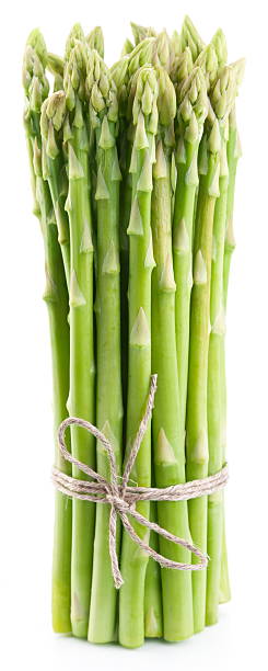istock Sheaf of asparagus on a white background. 178473099