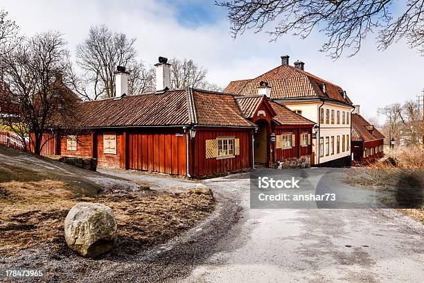 Traditionelle Schwedische Häuser In Skansen National Park Stockholm Stockfoto und mehr Bilder von Skansen