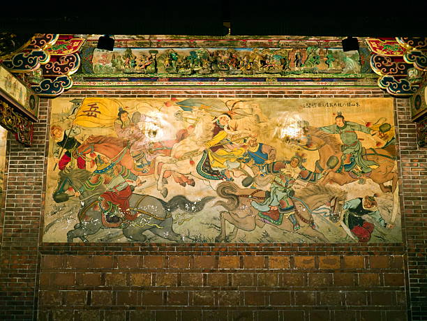istock taiwanese god wall painting 178473994