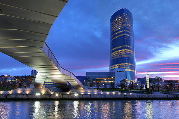 Iberdrola Tower, 스페인 빌바오발 스톡 사진