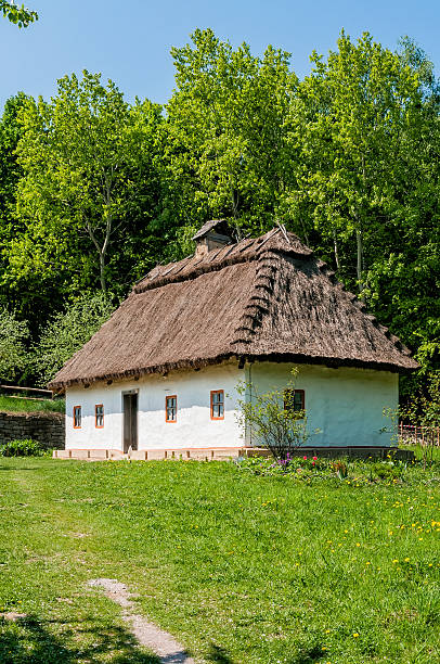 istock Typical ukrainian antique house 178474415