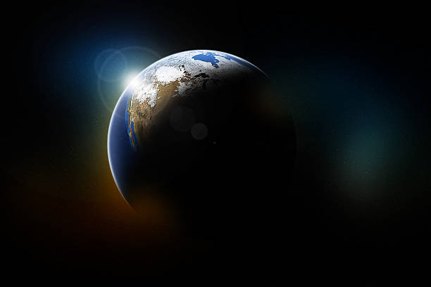 istock Beautiful planet Earth and Sun 178475937